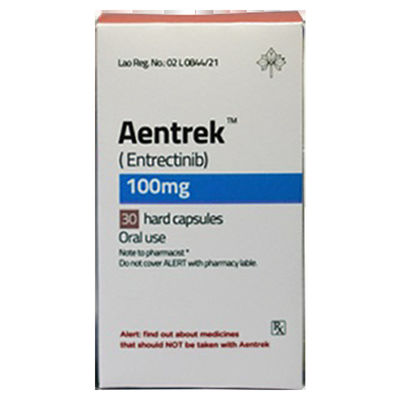 100mg Entrectinib Aentrek छोटी कोशिकाओं के फेफड़ों के कैंसर की दवाएं