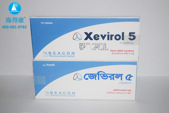 खरीदें बीकन Everolimus Xevirol 5mg*10 टैबलेट स्तन कैंसर, गुर्दे की कोशिका कार्सिनोमा, एंडोमेट्रियल कार्सिनोमा, गर्भाशय सारकोमा, पेरिवास्कुलर एपिथेलियोइड सेल ट्यूमर, पुनरावर्ती एंजियोमियोलिपोमा, online manufacture