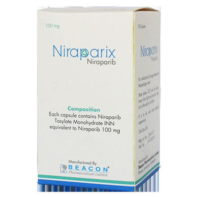खरीदें 30 कैप्सूल 100mg Niraparib Niraprix फलोपियन ट्यूब कैंसर के लिए online manufacture