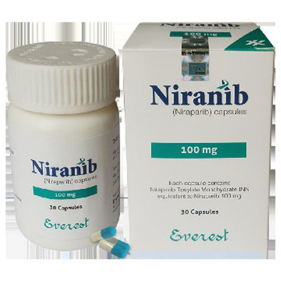खरीदें 100mg Niraparib Niranib पेरिटोनियल कैंसर उपचार PARP-1,2 लक्ष्य online manufacture