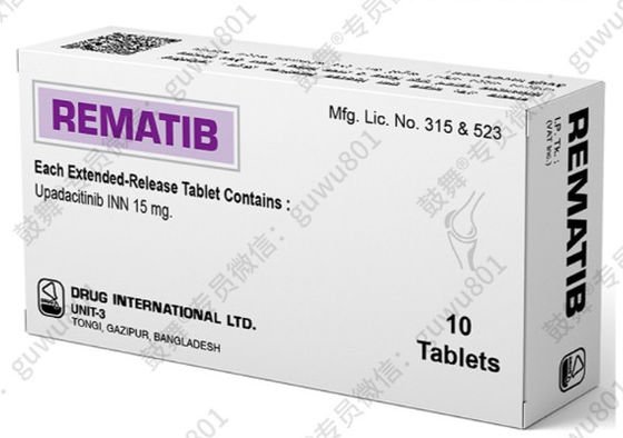 खरीदें DIL Upadacitinib ABT-494 REMATIB 15mg*10 टैबलेट मध्यम से गंभीर सक्रिय रूमेटोइड गठिया के साथ वयस्क रोगी उपचार चरण के लिए उपयुक्त online manufacture