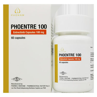 Roche、Phokam、Tlph、Entrectinib RXDX-101 Rozlytrek 200mg*90 टैबलेट पैनट्यूमर लक्षित, प्रतिरक्षा दवाएंस्टेज 1 2 3 कैंसर के लिए