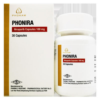Tlph、Beacon、Everest、PHARMA 2 VIENTIANE Niraparib ZL-2306 PHONIRA 100mg*30 टैबलेट अंडाशय कैंसर, फैलोपियन ट्यूब कैंसर, पेरिटोनियल कैंसरस्टेज 1 2 3 कैंसर