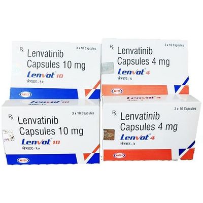 नैटको、टीएलपीएच、फोकम、बीकन、एसाई लेनवातिनिब ई7080 लेनविमा 4mg*30 गोलियाँ हेपेटोसेलुलर कार्सिनोमा, थायराइड कैंसर, गुर्दे की कोशिका कार्सिनोमा, गैस्ट्रिक कैंसर स्टेज 1 2 3 कैंसर के लिए