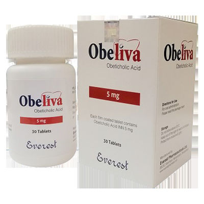 Everest、Tlph、Beacon Obeticholic acid 6-ECDCA、INT-747 Obetix 5mg*30 टैबलेट प्राथमिक पित्तीय कोलेंजाइटिस स्टेज 1 2 3 कैंसर के लिए