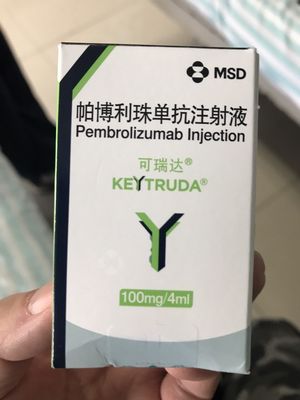 एमएसडी पेम्ब्रोलिज़ुमैब MK3475 कीट्रूडा 100mg/4mL टैबलेट गैर-छोटे सेल फेफड़ों का कैंसर, छोटे सेल फेफड़ों का कैंसर, कोलोरेक्टल कैंसर, गैस्ट्रिक कैंसर, अन्नप्रणाली का कैंसर, हेपेटोसेलुलर कार्सिनोमा,
