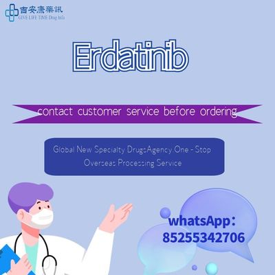 जैन्सेन एर्दाफिटिनिब बाल्वर्सा 4mg*56 गोलियाँ मूत्राशय का कैंसर, यूरोथेलियल कार्सिनोमा स्टेज 1 2 3 कैंसर के लिए